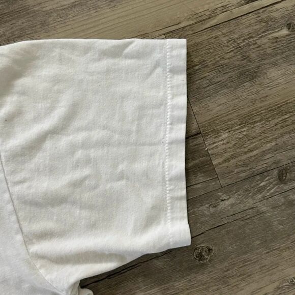 Vintage 90s Norman Rockwell Triple Self Portrait Art T-Shirt Size L - Picture 5 of 7